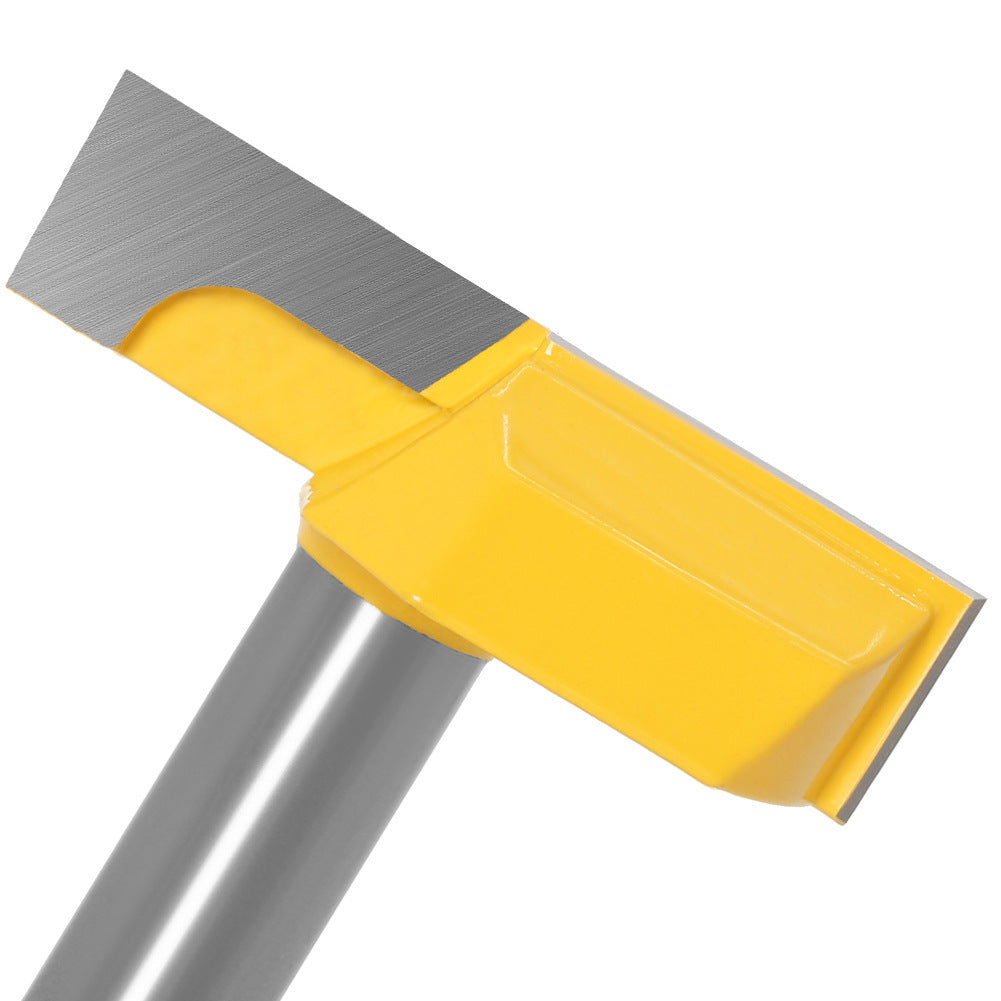Woodworking milling cutter with flat end cutter