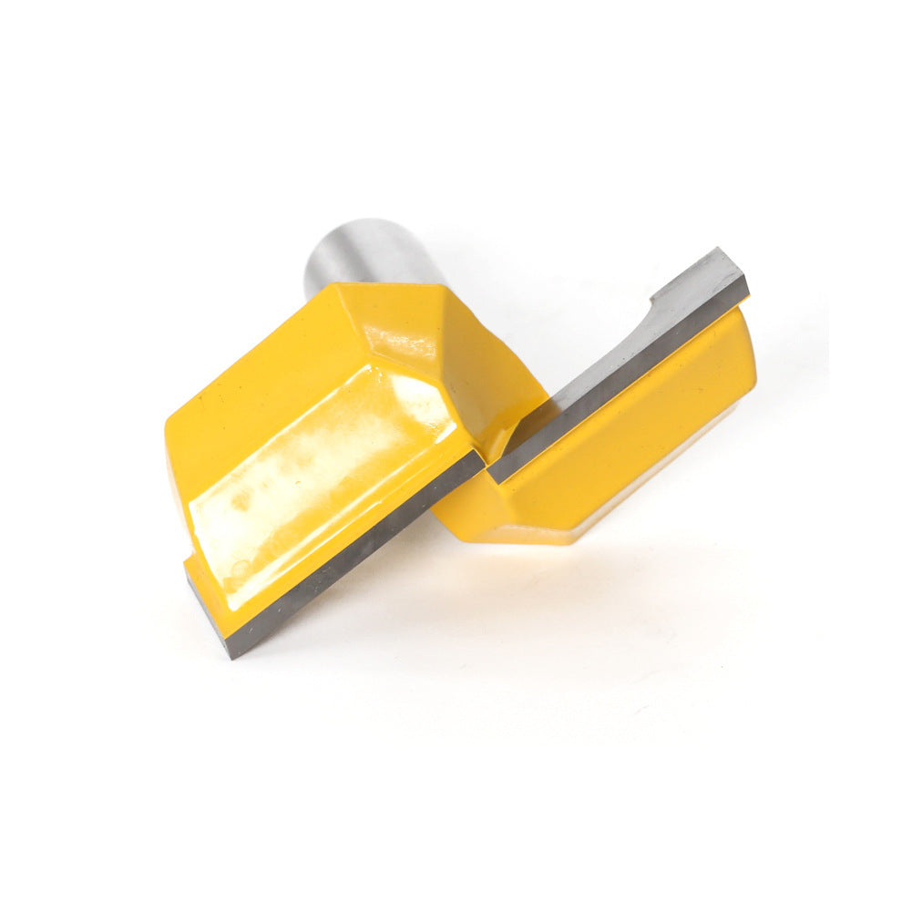 Woodworking milling cutter with flat end cutter