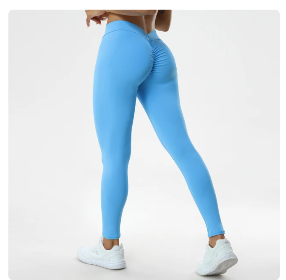 Sharps Push Up Fitness High Waist Pants V Butt Style