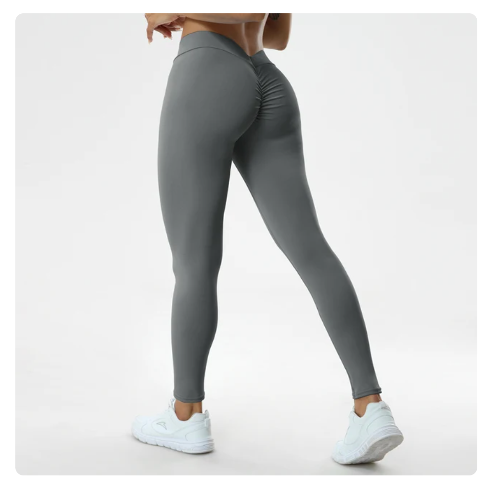 Sharps Push Up Fitness High Waist Pants V Butt Style